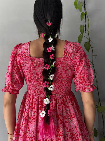 Colorful Crochet Paranday – Pack of 4 | Perfect for Brides & Festive Looks